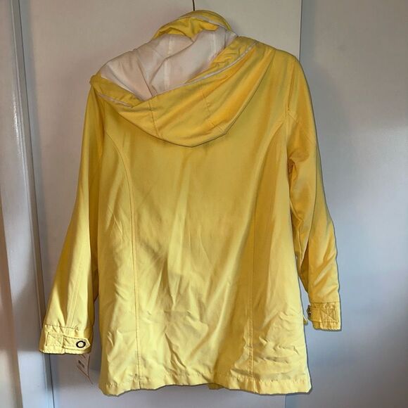 Studio Works Women’s Sunshine Yellow Zipper Coat Jacket Small NWT - Picture 6 of 13